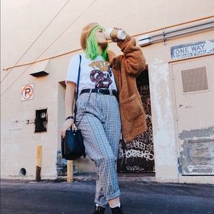 Tan Oversized Teddy Coat